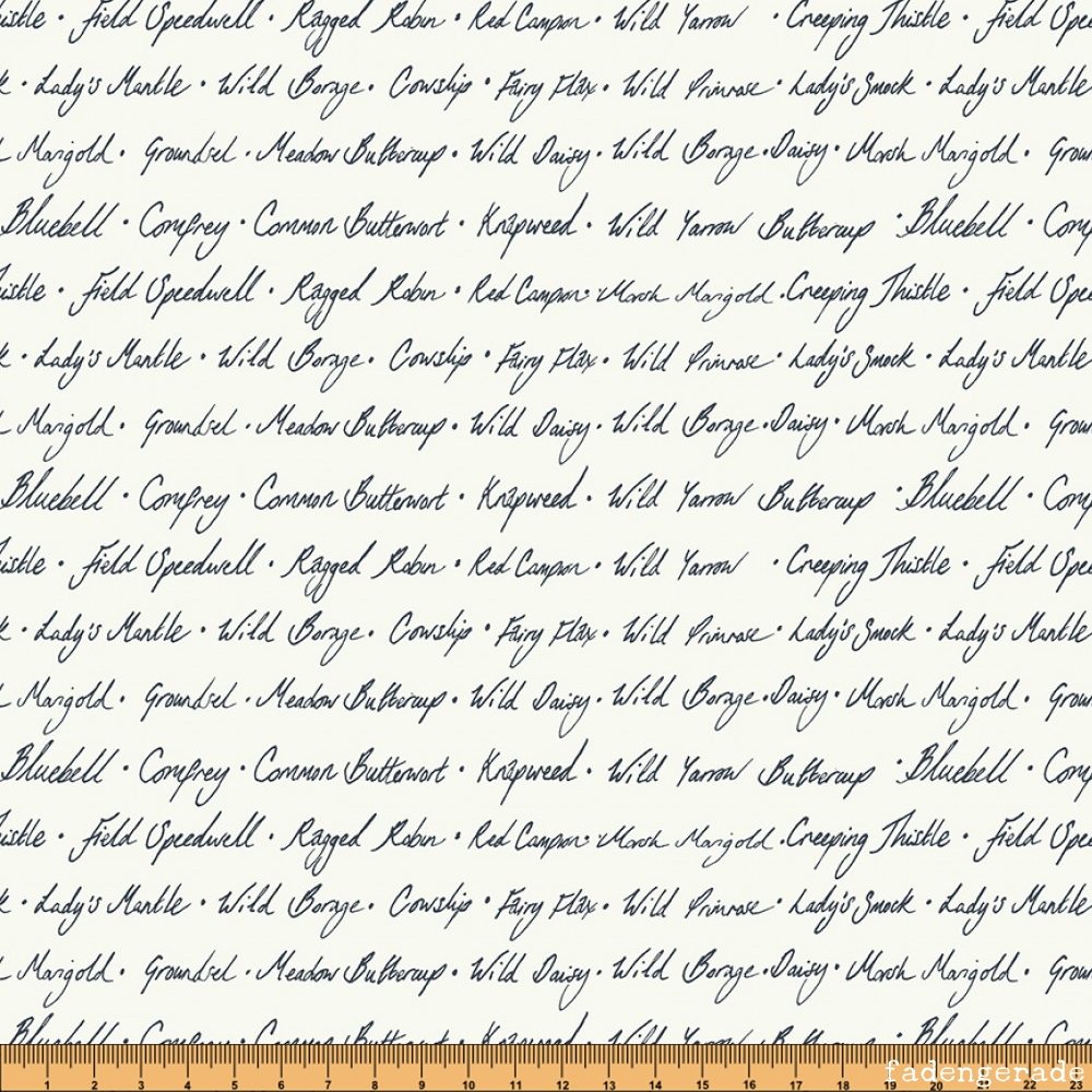 Linen Wildflower Script