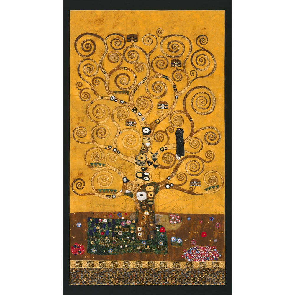 Panel Baum des Lebens von Gustav Klimt