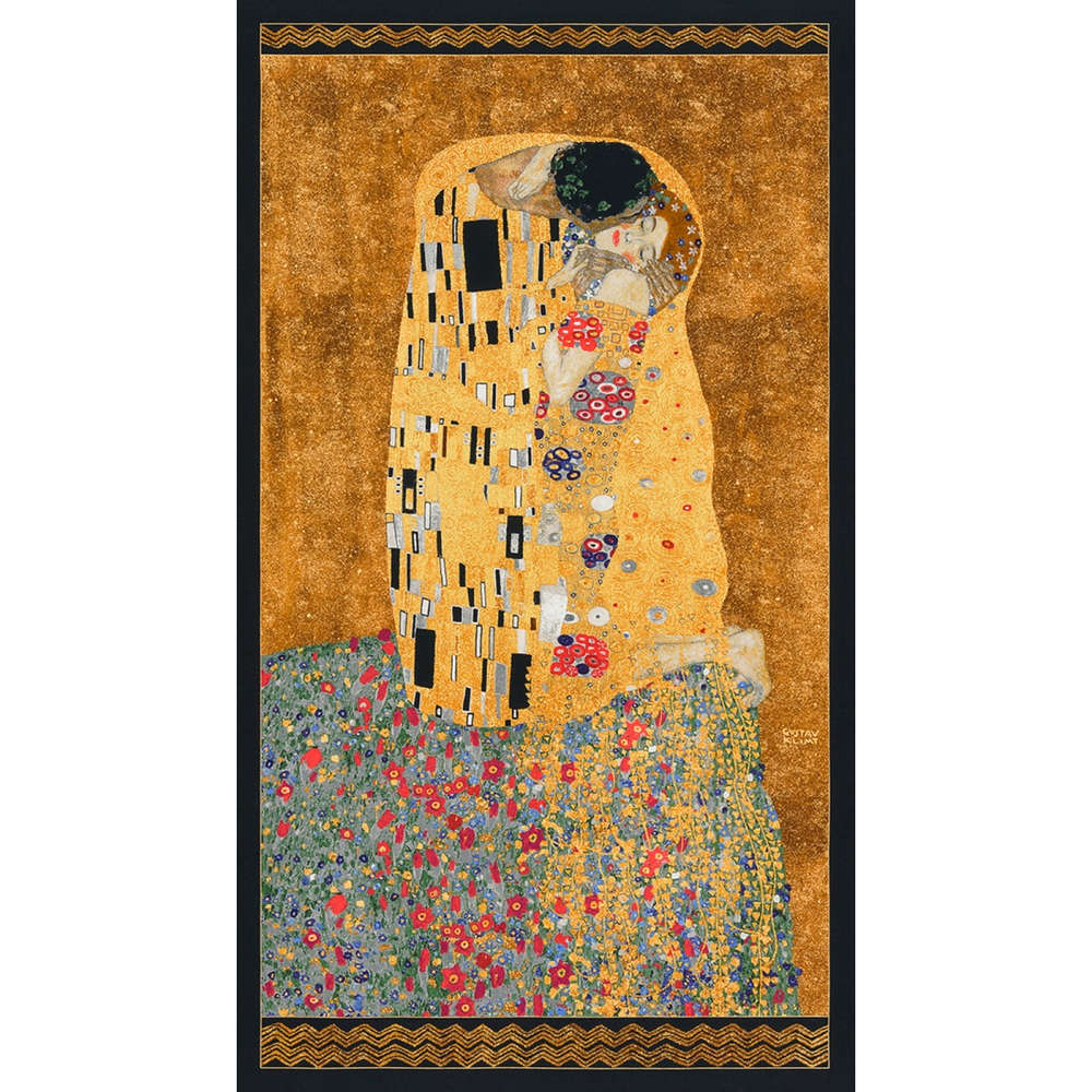 Panel Der Kuss von Gustav Klimt