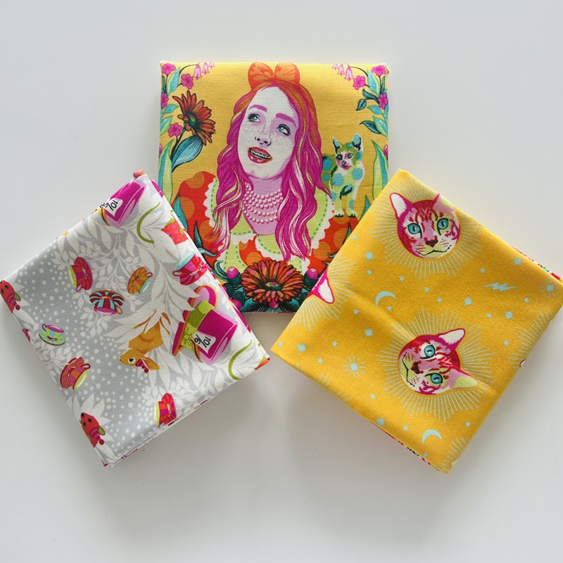 Fat Quarter Paket Curiouser und Curiouser in Wonder