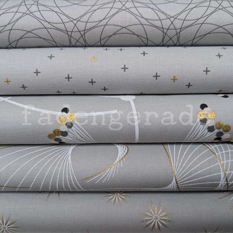 Fat Quarter Paket Shimmer in Silver