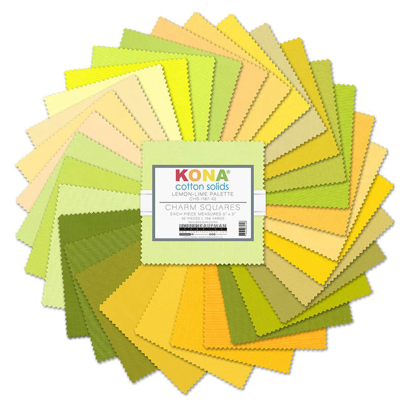 Charm Pack Lemon Lime Palette