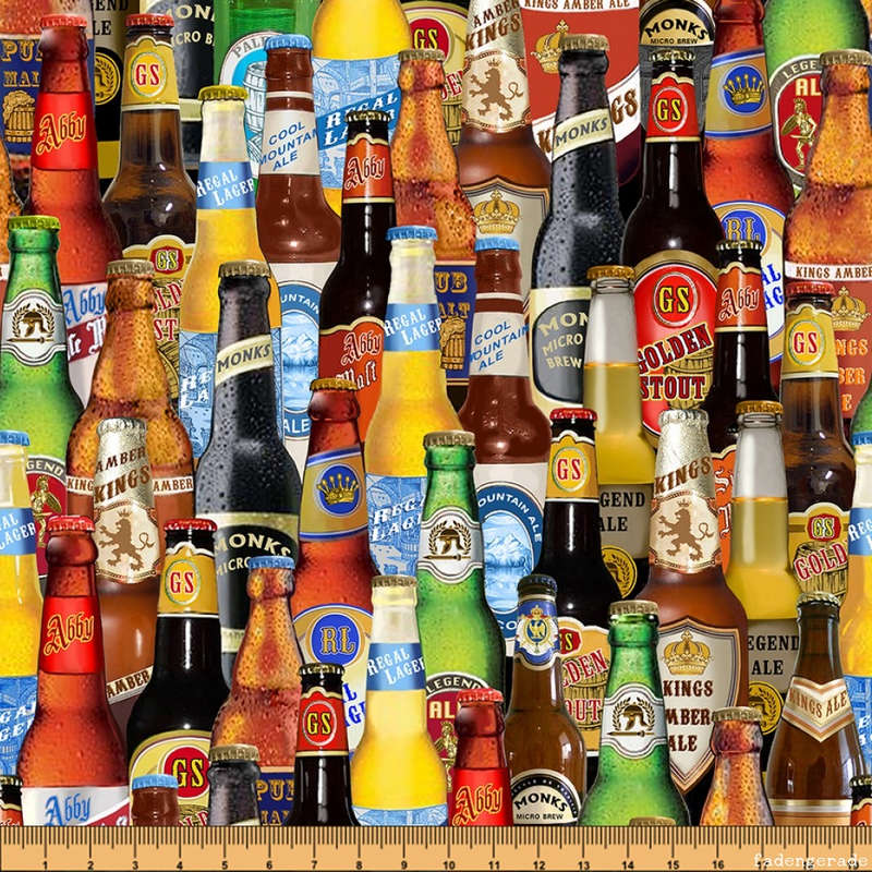 Beer Bottles in Multi 