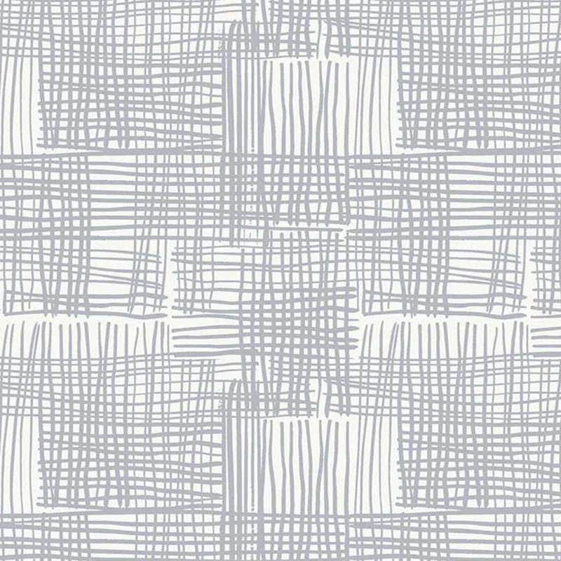 Sketched Irregular Grid Gray on White