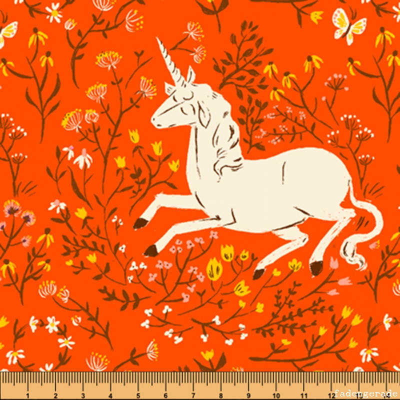 Rest 45 cm  Unicorn in Orange