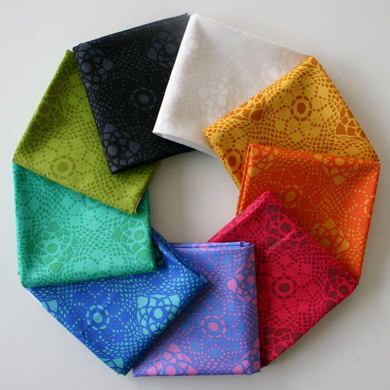 9 Fat Quarter Sun Print 2021 Crochet