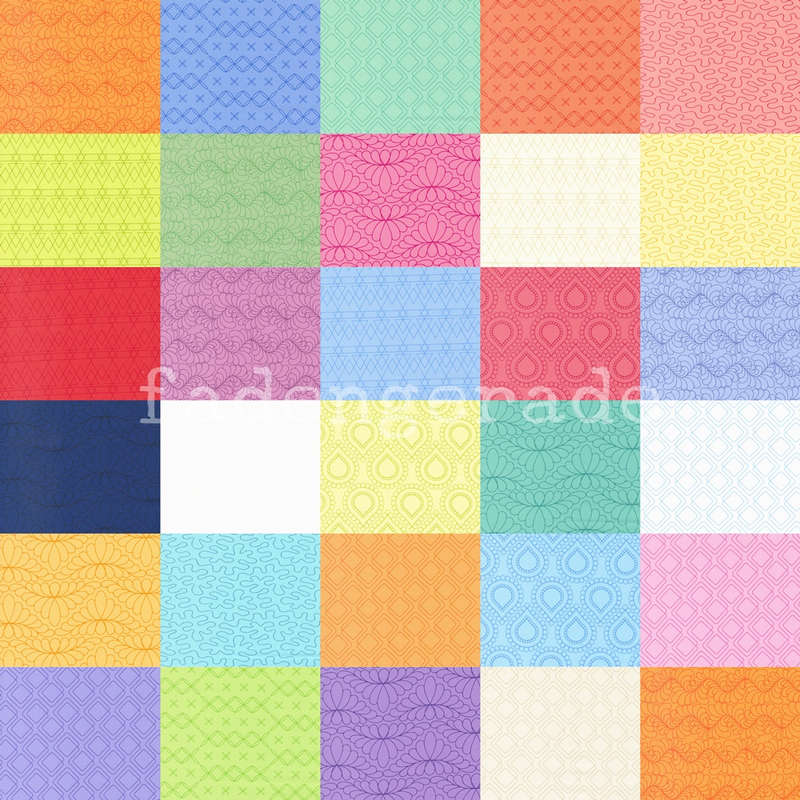 Charm Pack Rainbow Sherbet